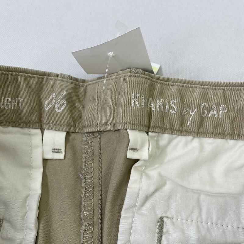 102-299 Rafaella, Beige, Size: 6 tan linen pants 100% linen  good  petite