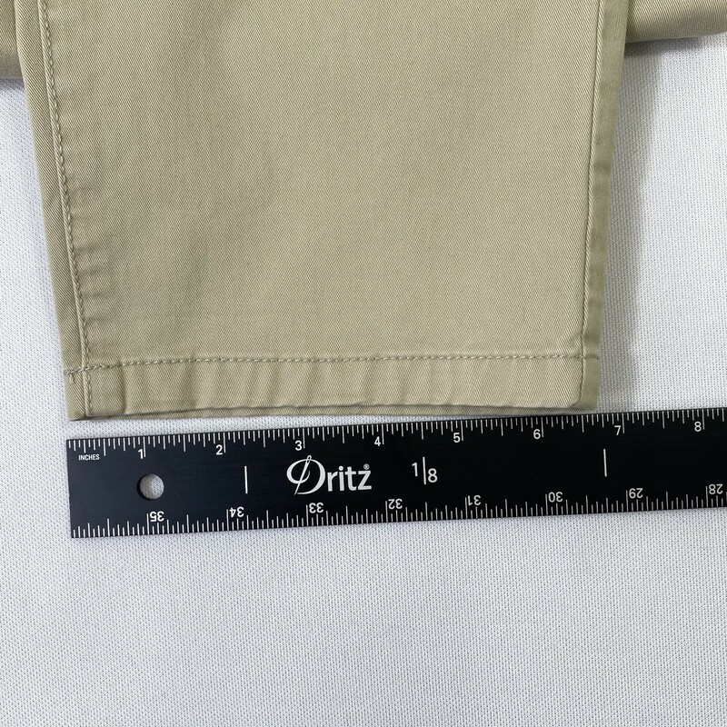 102-299 Rafaella, Beige, Size: 6 tan linen pants 100% linen  good  petite