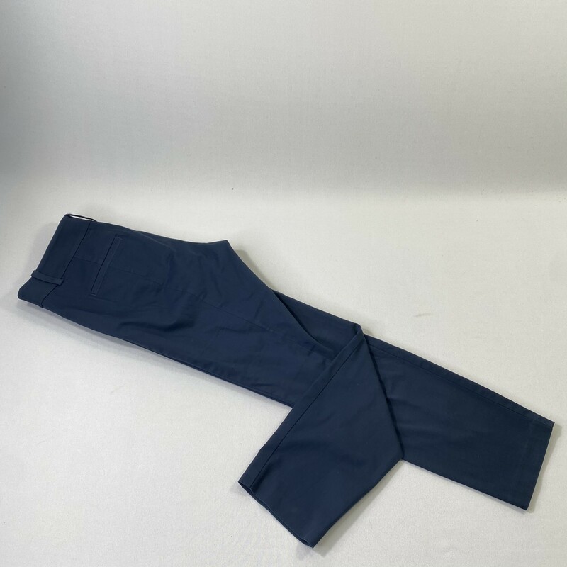 100-1060 Ann Taylor, Navy Blu, Size: 2 navy blue womens crop dress pants no tag  good