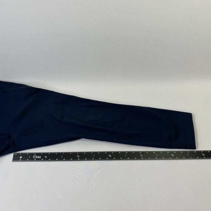 100-1060 Ann Taylor, Navy Blu, Size: 2 navy blue womens crop dress pants no tag  good