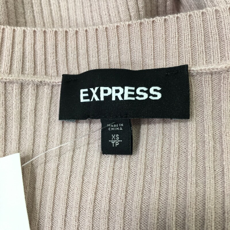 100-0348a Express, Pink, Size: XS long sleeve sweater XS 50% rayon 27% polyester 23% polyamide  Good  Condition