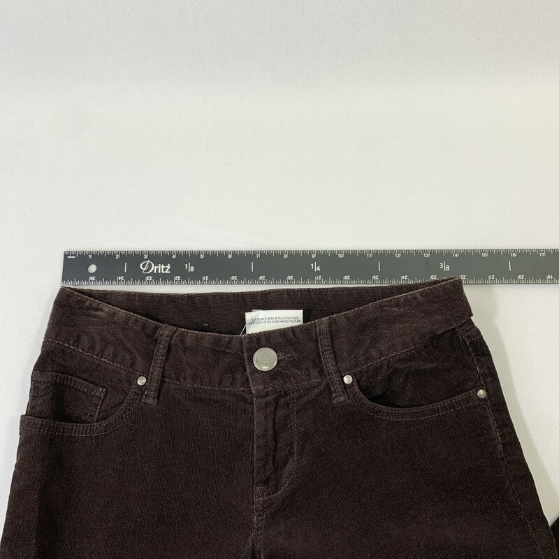 100-0200a Banana Republic, Brown, Size: 2 Courdoroy straight leg pants  98% cotton 2% elastane  Good  Condition