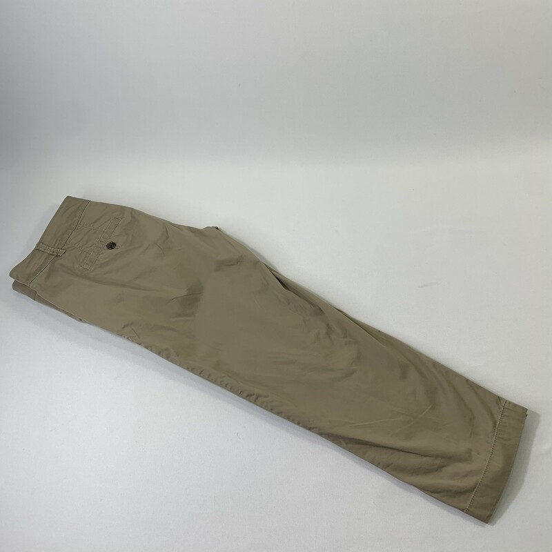 111-006 Ann Taylor, Khaki/be, Size: 4 Khaki Capri Pants   Good  Condition