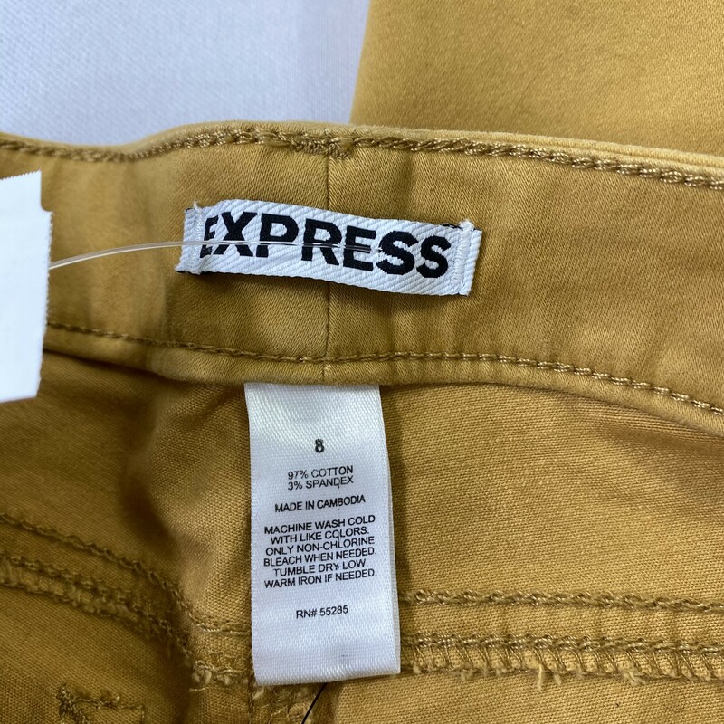 Express Skinny Jean Leggings , Mustard, Size: 8<br />
97% cotton 3% spandex