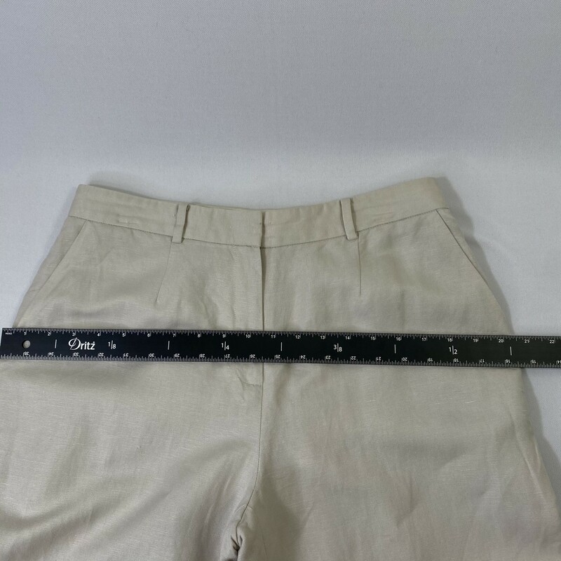 100-1088 Calvin Klein, Tan, Size: 8
beige linen pants 55% linen 45% rayon  good