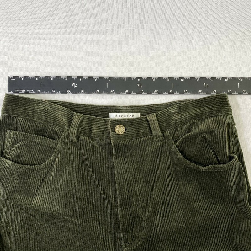 121-010 Jones Wear Sport, Green, Size: 10 Grey stretch corduroy pants Algadon/lycra