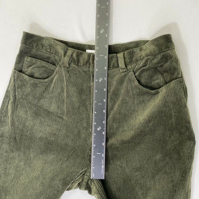 121-010 Jones Wear Sport, Green, Size: 10 Grey stretch corduroy pants Algadon/lycra