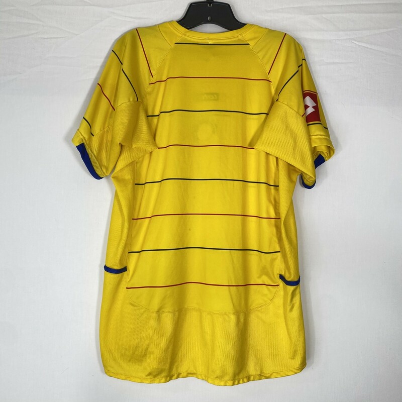 Colombian Soccer Jersey, Yellow, Size: Large