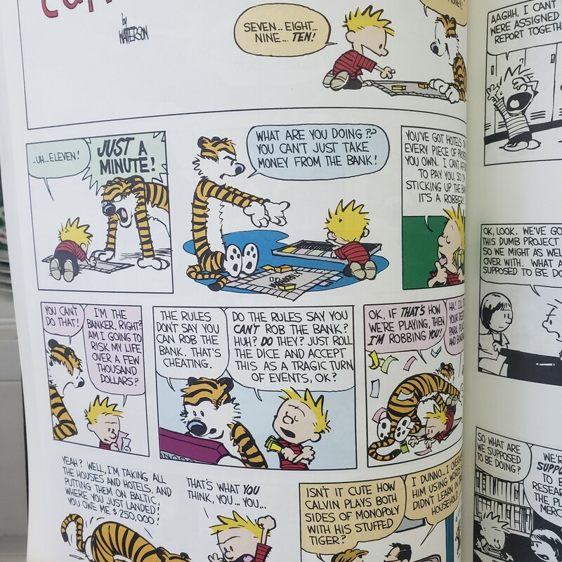 Calvin & Hobbes, White, Size: Paperback