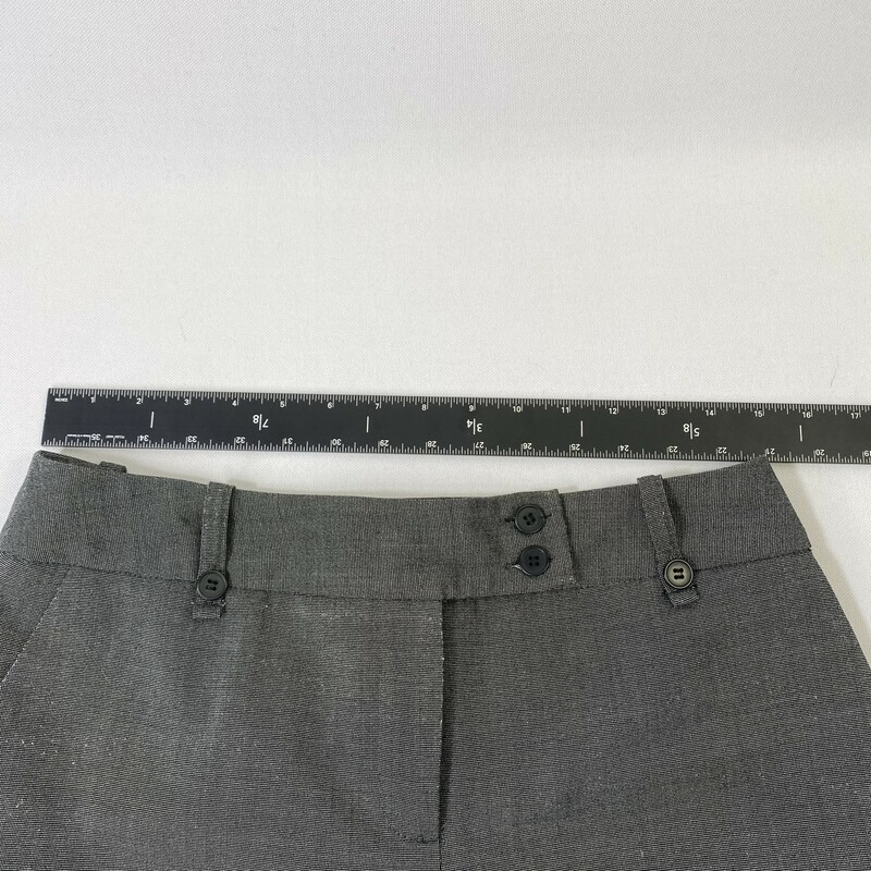 Button Small Plaid Pants, Grey, Size: Medium no tag for brand/material