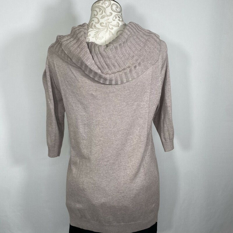 105-081 Express, Light Br, Size: Medium sweater 55% Cotton 35% Rayon  7% Nylon