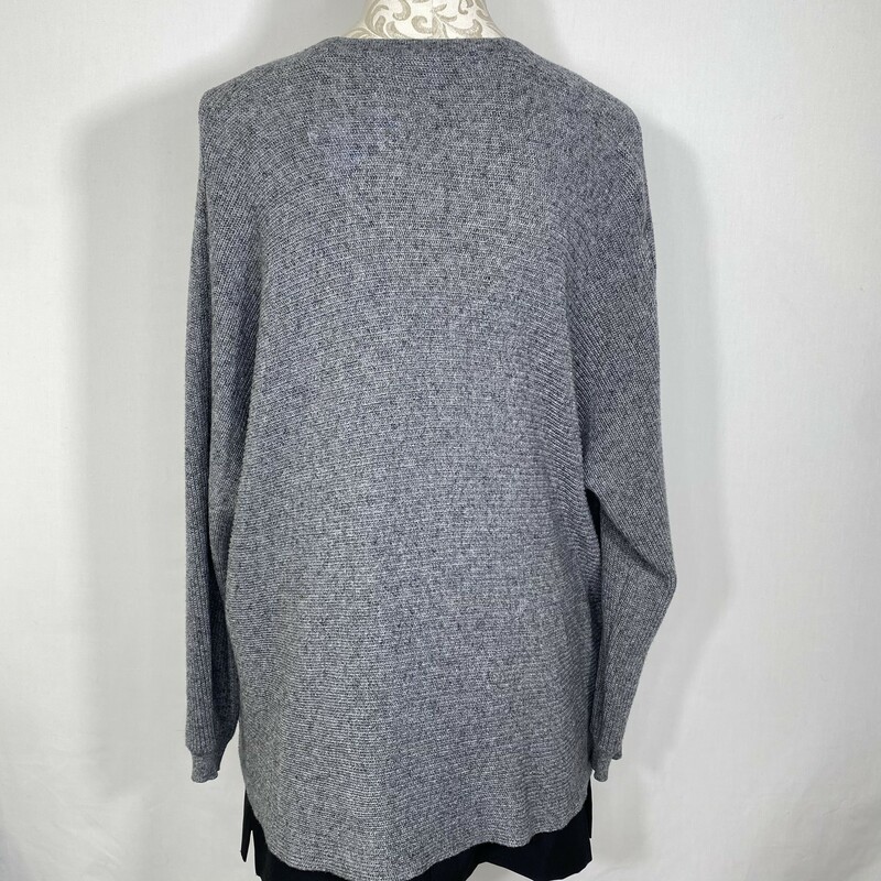 105-177 Pull & Bear, Gray, Size: Small Gray Cardigan Sweater -