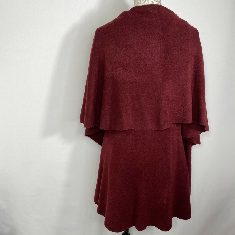 120-572 Look, Maroon, Size: One Size marroon no sleeve cardigan  100% acrylic  good