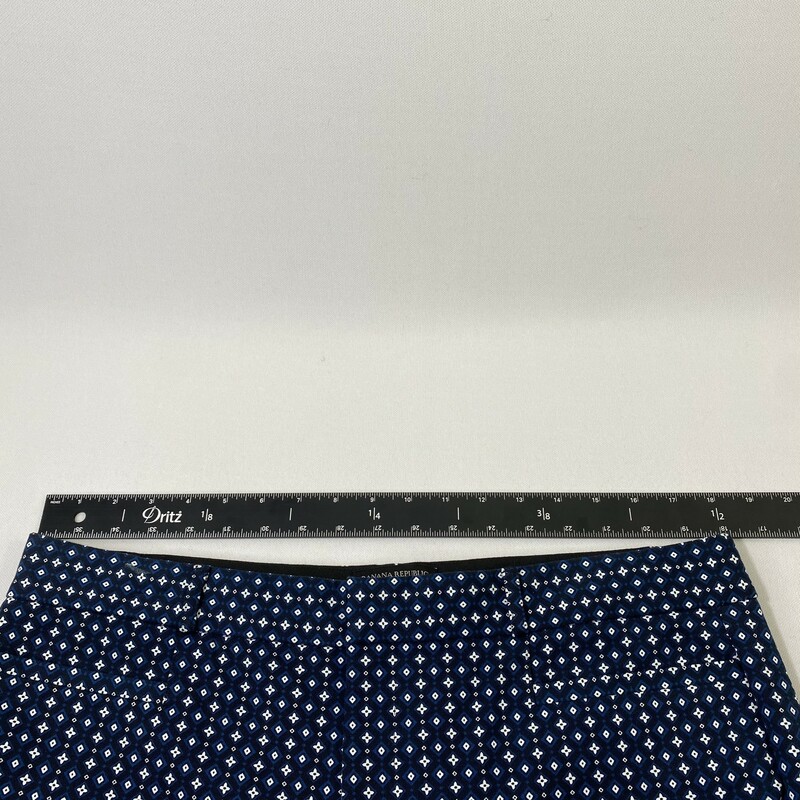 100-0107 Banana Republic, Black Bl, Size: 14 jackson fit patterned pants cotton rayon viscose spandex  Good Condition