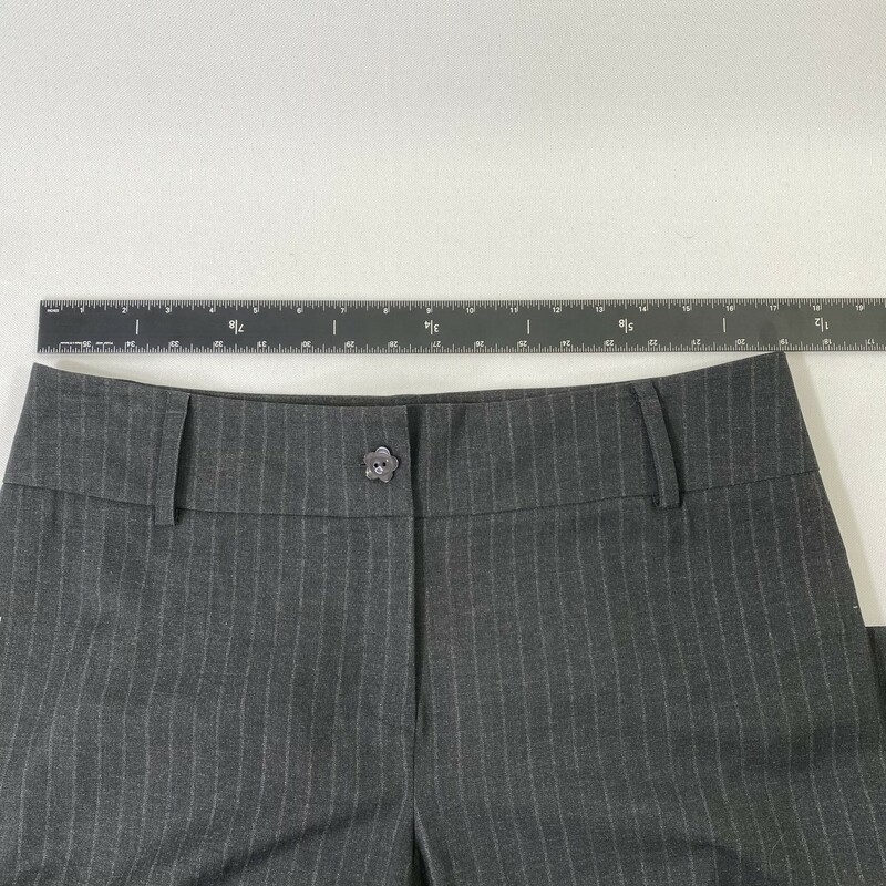 100-0102 Insight, Grey, Size: 10 pinstripe work pants polyester rayon spandex  Good Condition