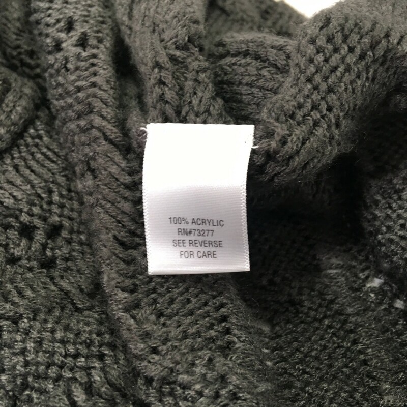 120-371 Apt.9, Grey, Size: M grey knit caridgan 100% acrylic  good