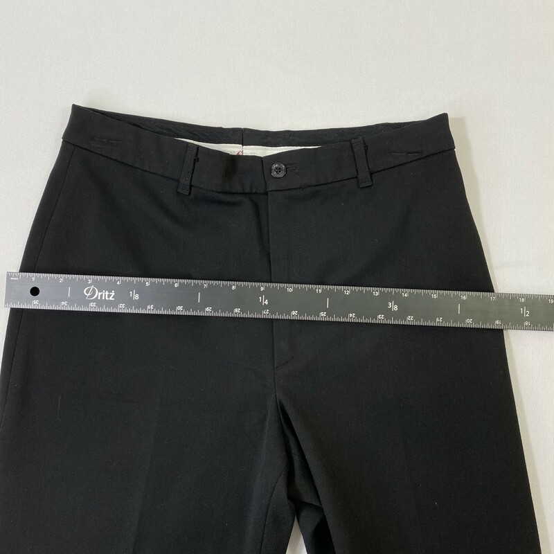 100-0284 Vertigo, Black, Size: 6 wideleg black slacks 64% polyester 31% rayon 5% spandex  Good Condition