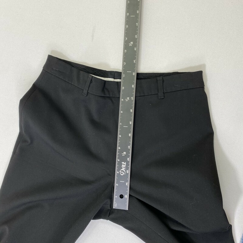 100-0284 Vertigo, Black, Size: 6 wideleg black slacks 64% polyester 31% rayon 5% spandex  Good Condition