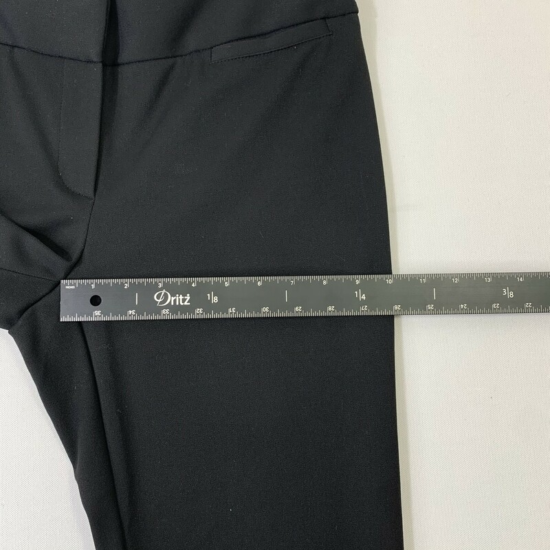 100-0100 Inc, Black, Size: 6 Black Slacks  64% polyester 31% viscose 5% spandex  Good Condition