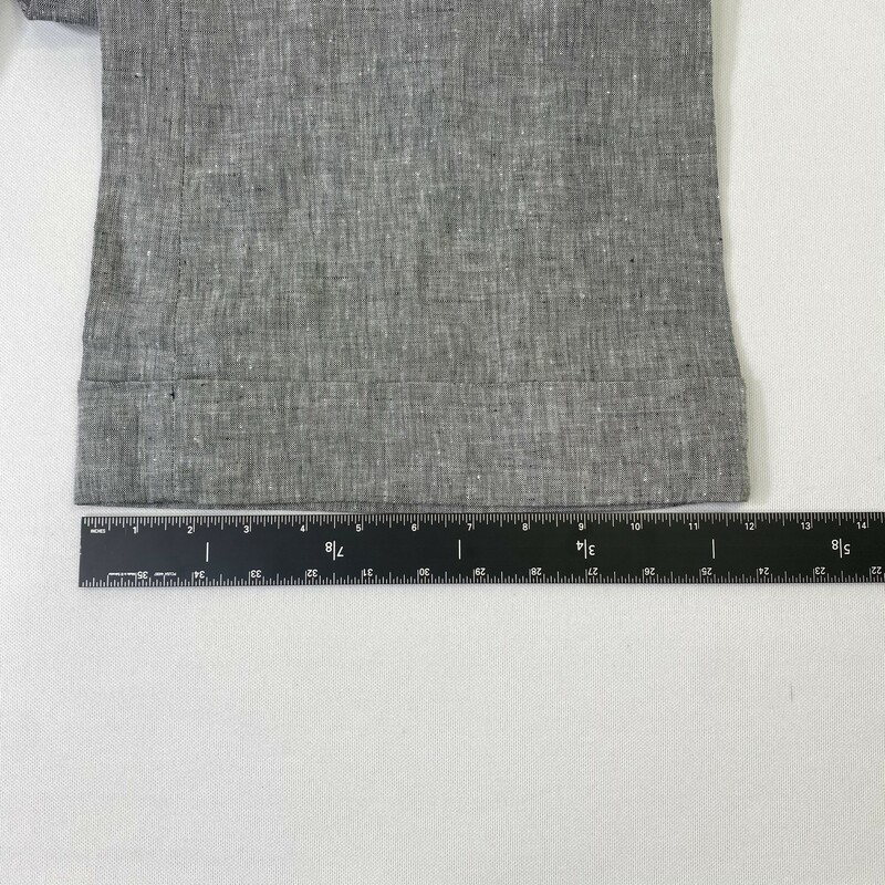 Insight Light Wideleg Pan, Grey, Size: 12 new with tag 100% linen