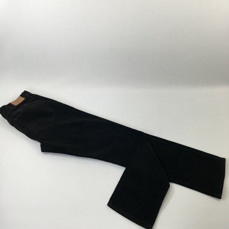 Ralph Lauren Corduroy Pan, Black, Size: 2 98% cotton 2% elastane