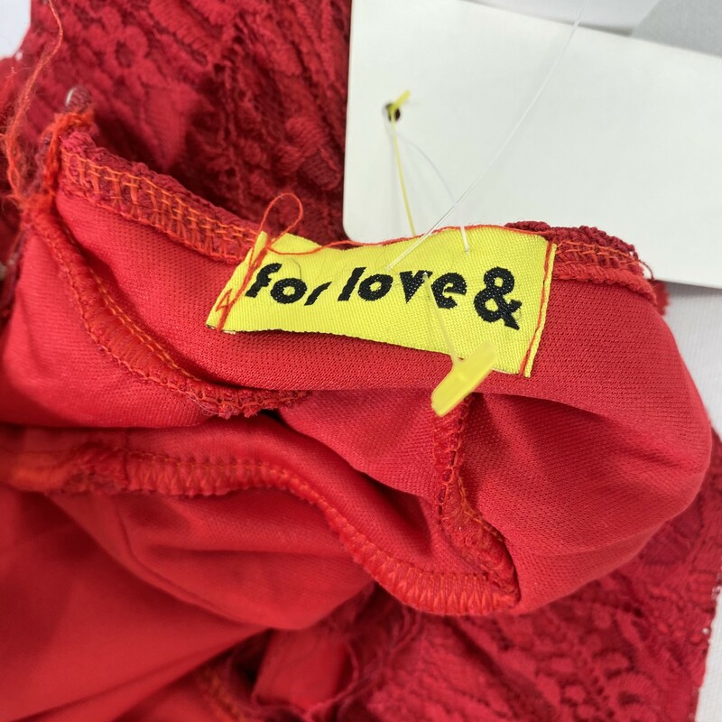 102-257 For Love, Red, Size: XS
