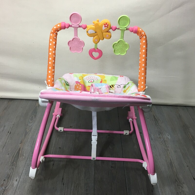 Fisher Price Bouncer, Pink<br />
music vibrate