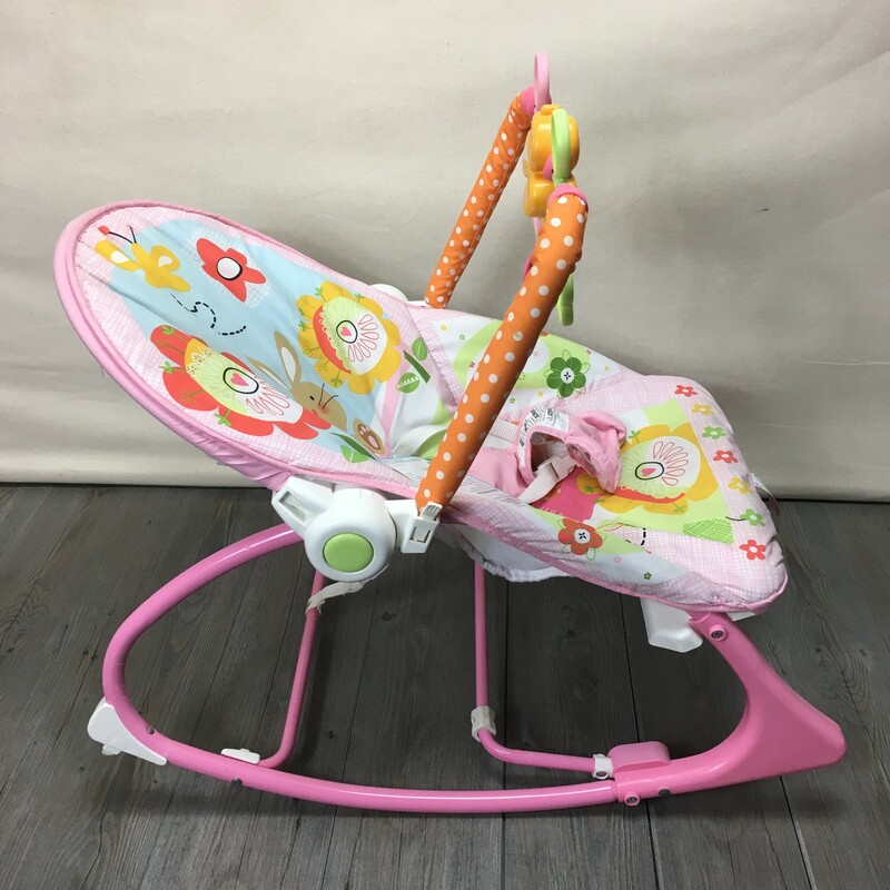 Fisher Price Bouncer, Pink
music ,vibrate