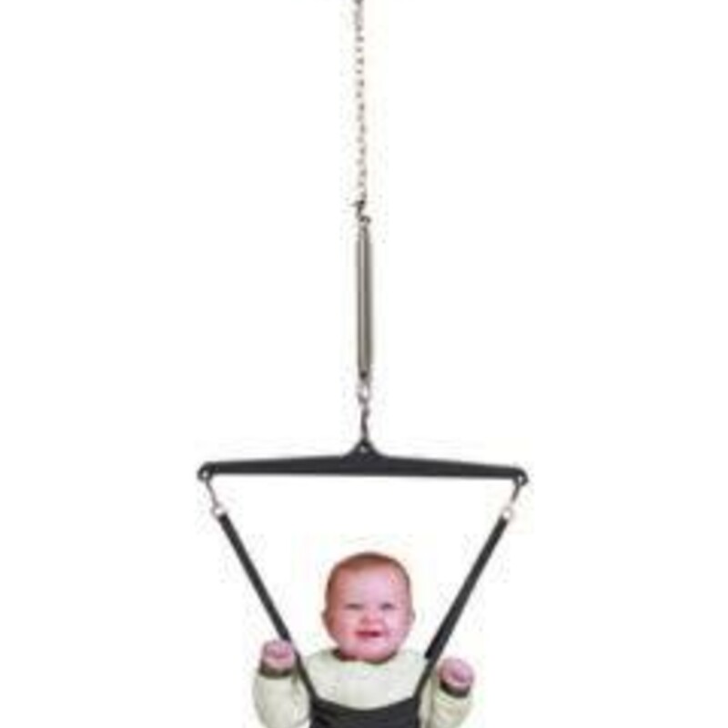 The Original Jolly Jumper - Baby Exerciser<br />
Black,<br />
3M-28lbs<br />
<br />
NEW!