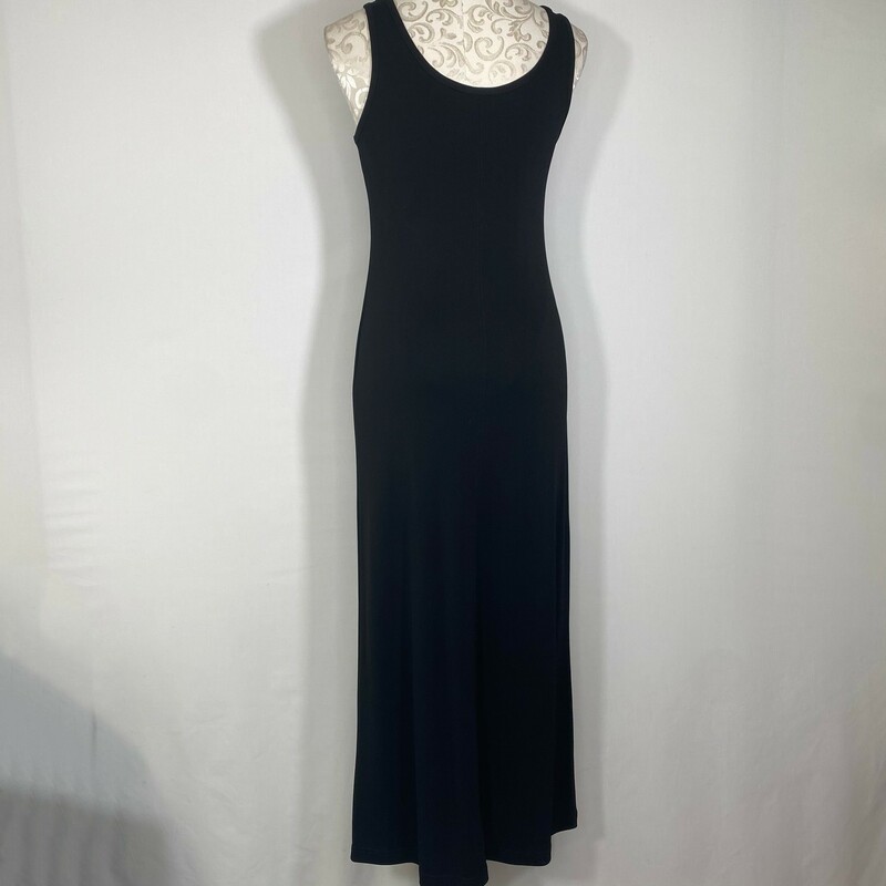 100-0070 The Limited, Black, Size: Small long tank top dress with seam in the center 70% rayon 30% polyester  Good Condition
