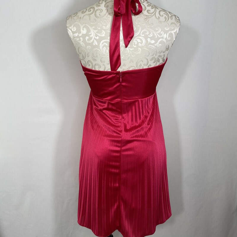 120-015 Windsor, Pink, Size: Large pink Dress w/ silver sequins 100% polyester