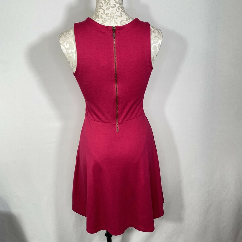 125-105 Old Navy, Pink, Size: Small bright pink plain tank top dress 73% polyester 24% rayon 3% spandex  good