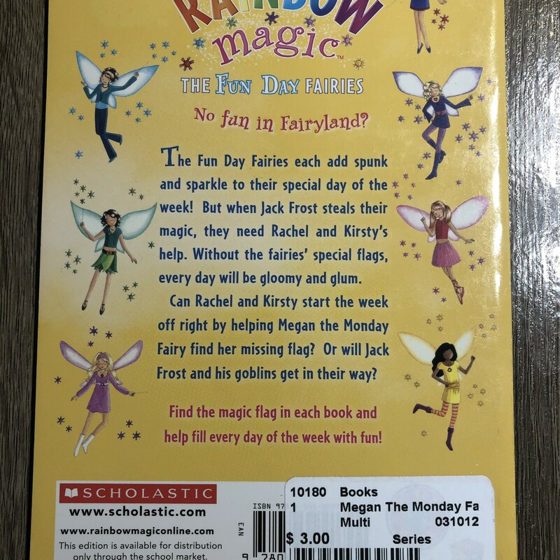 Megan The Monday Fairy, Multi, Size: Series<br />
paperback