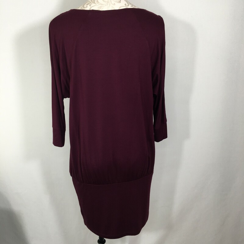 105-002 The Limited, Burgandy, Size: Small Dress 95% Rayon  5% Spandex   new with tag cold shoulder dress