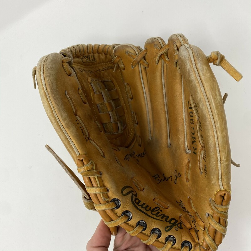 Rawlings Baseball Glove, Tan, Size: Small fastback model RMG90F