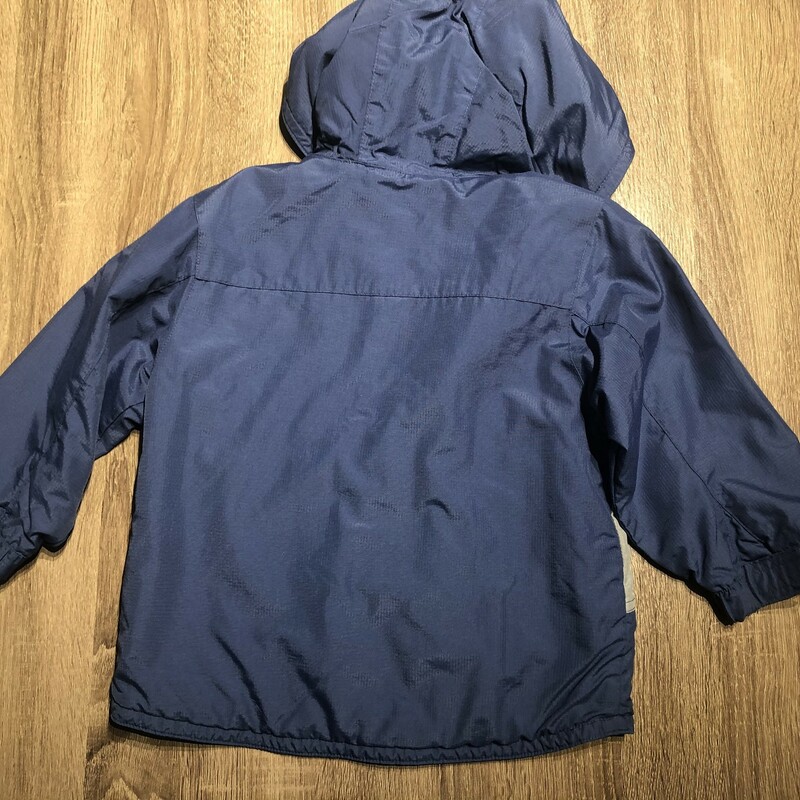 Gap Fleece Lined Jacket, Blue, Size: 3Y