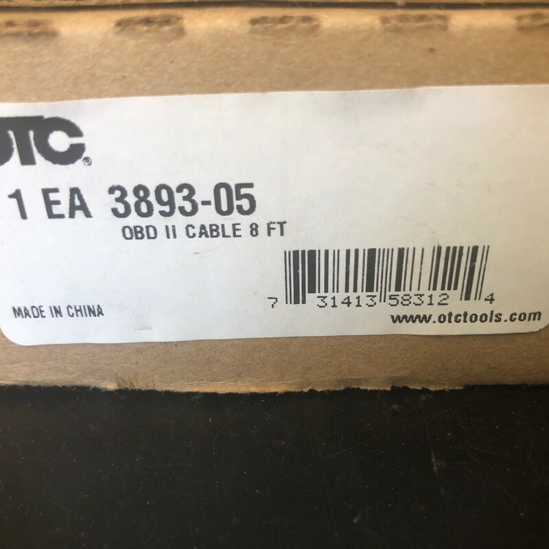 OTC OBD II Cable, 8 FT<br />
<br />
*NEW IN BOX*