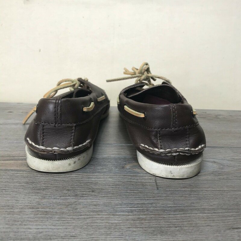 Sperry Boat Shoes, Brown, Size: 5Y