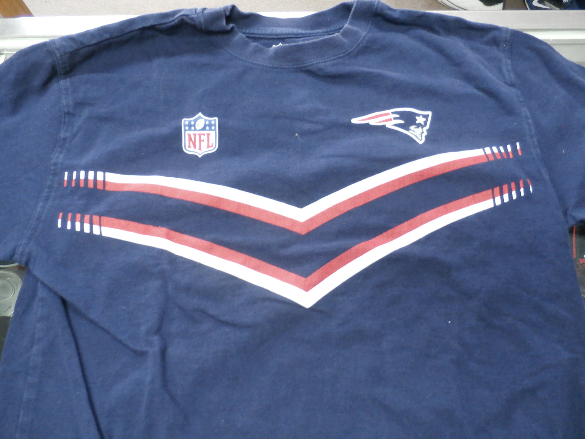 NE Patriots Shirt Kids  Recycled ActiveWear ~ FREE SHIPPING USA ONLY~