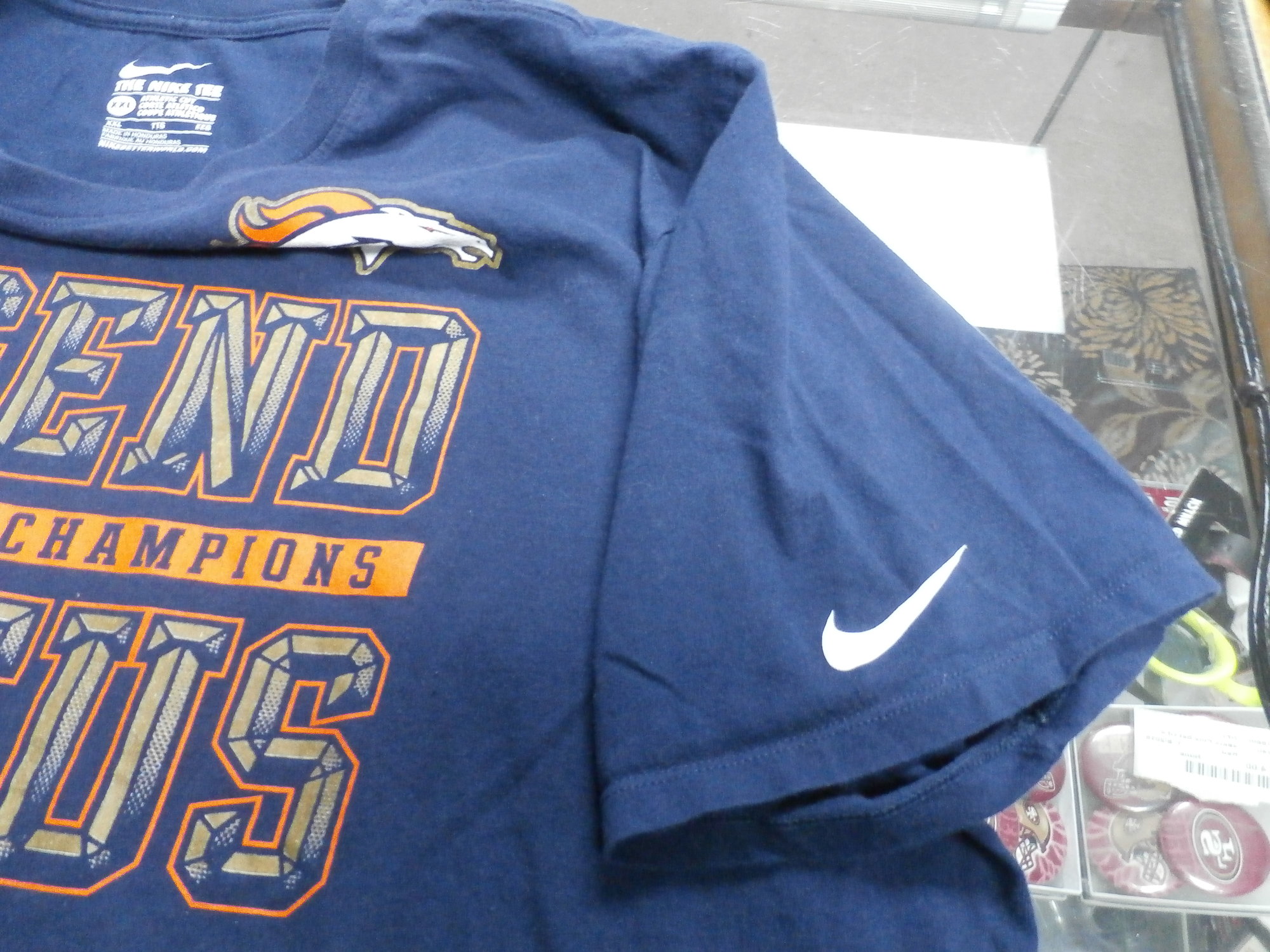 Denver Broncos Shirt  Recycled ActiveWear ~ FREE SHIPPING USA ONLY~