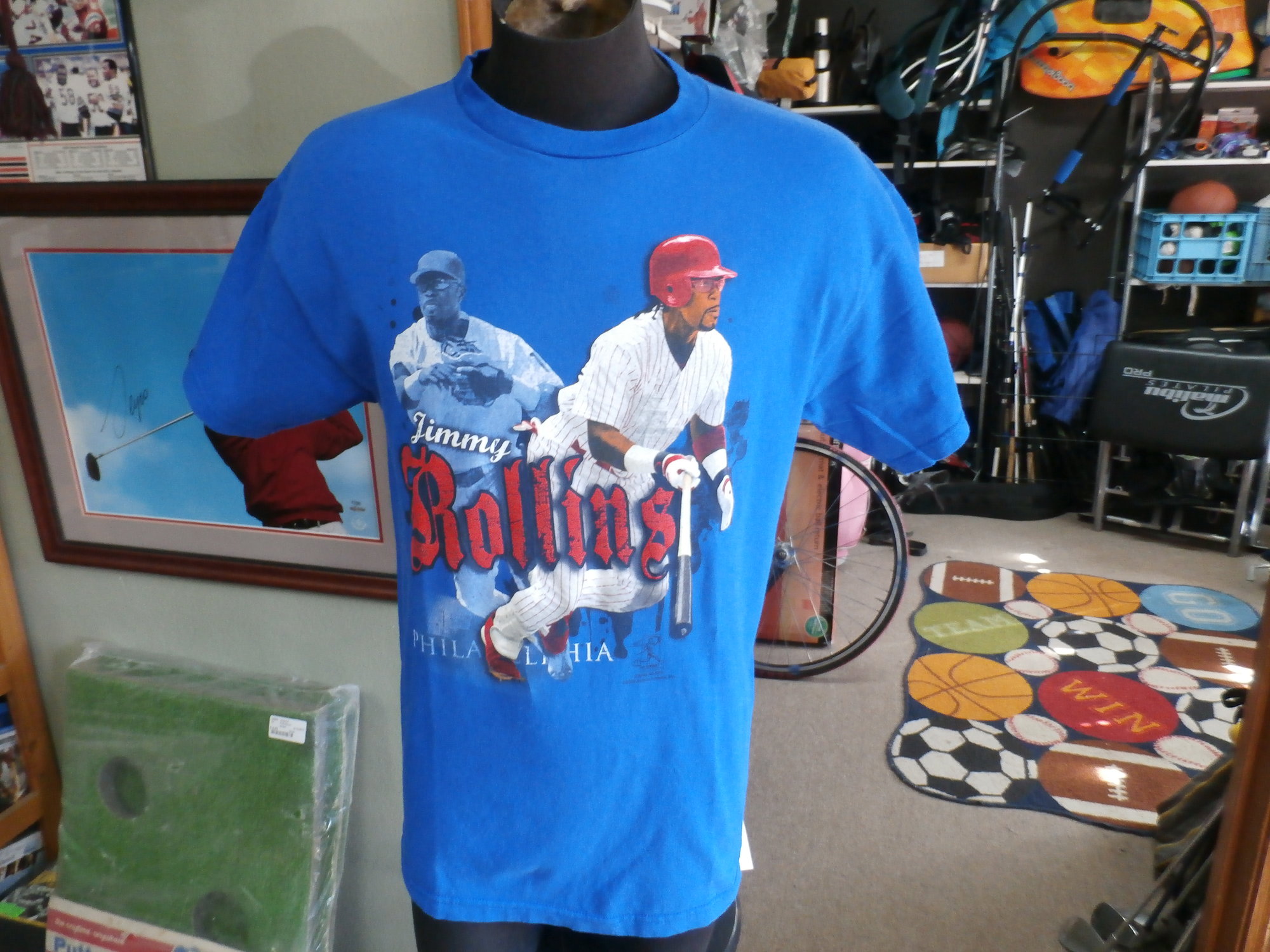 Jimmy Rollins Phillies  Recycled ActiveWear ~ FREE SHIPPING USA ONLY~