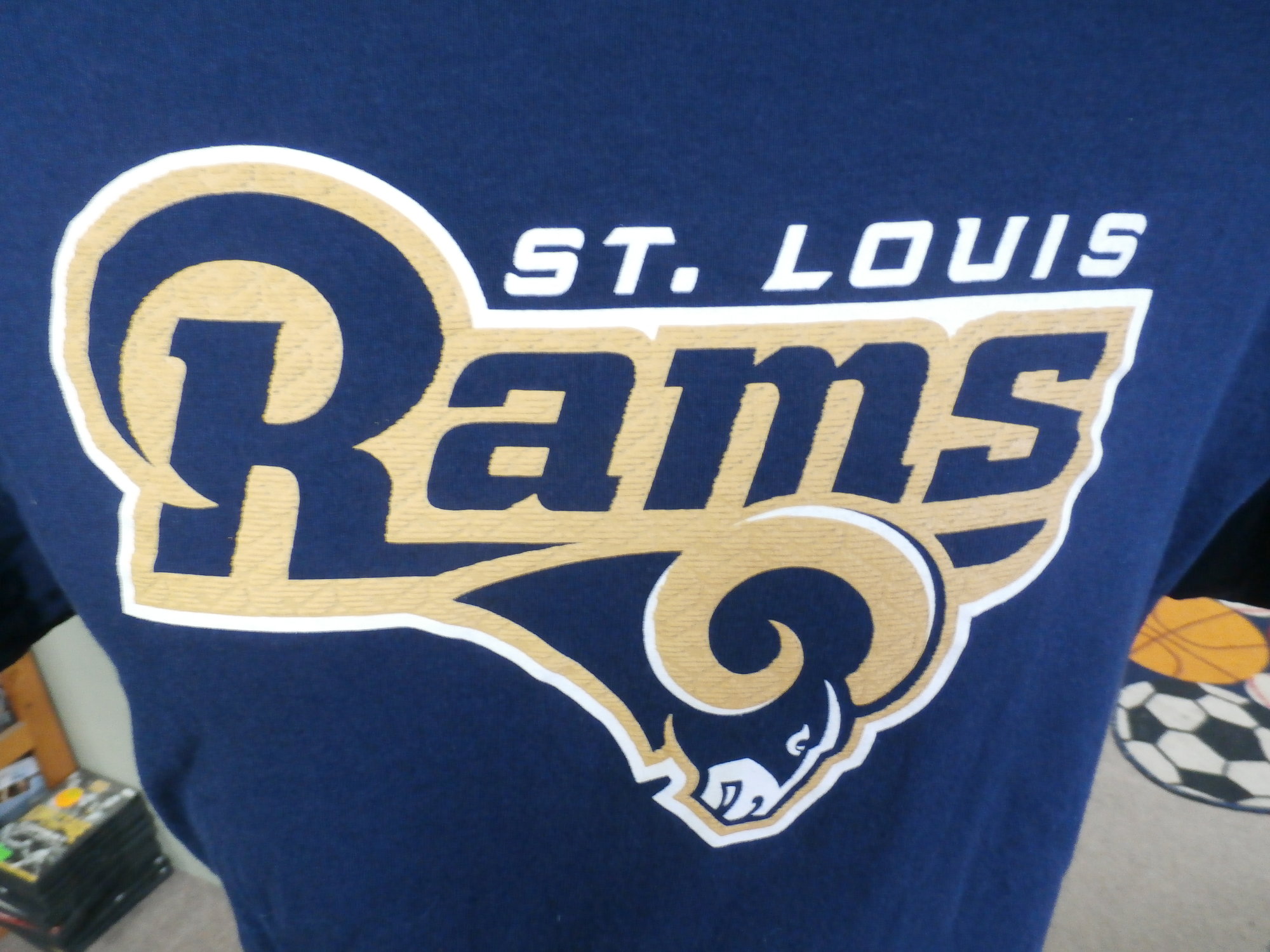 St Louis Rams Shirt  Recycled ActiveWear ~ FREE SHIPPING USA ONLY~