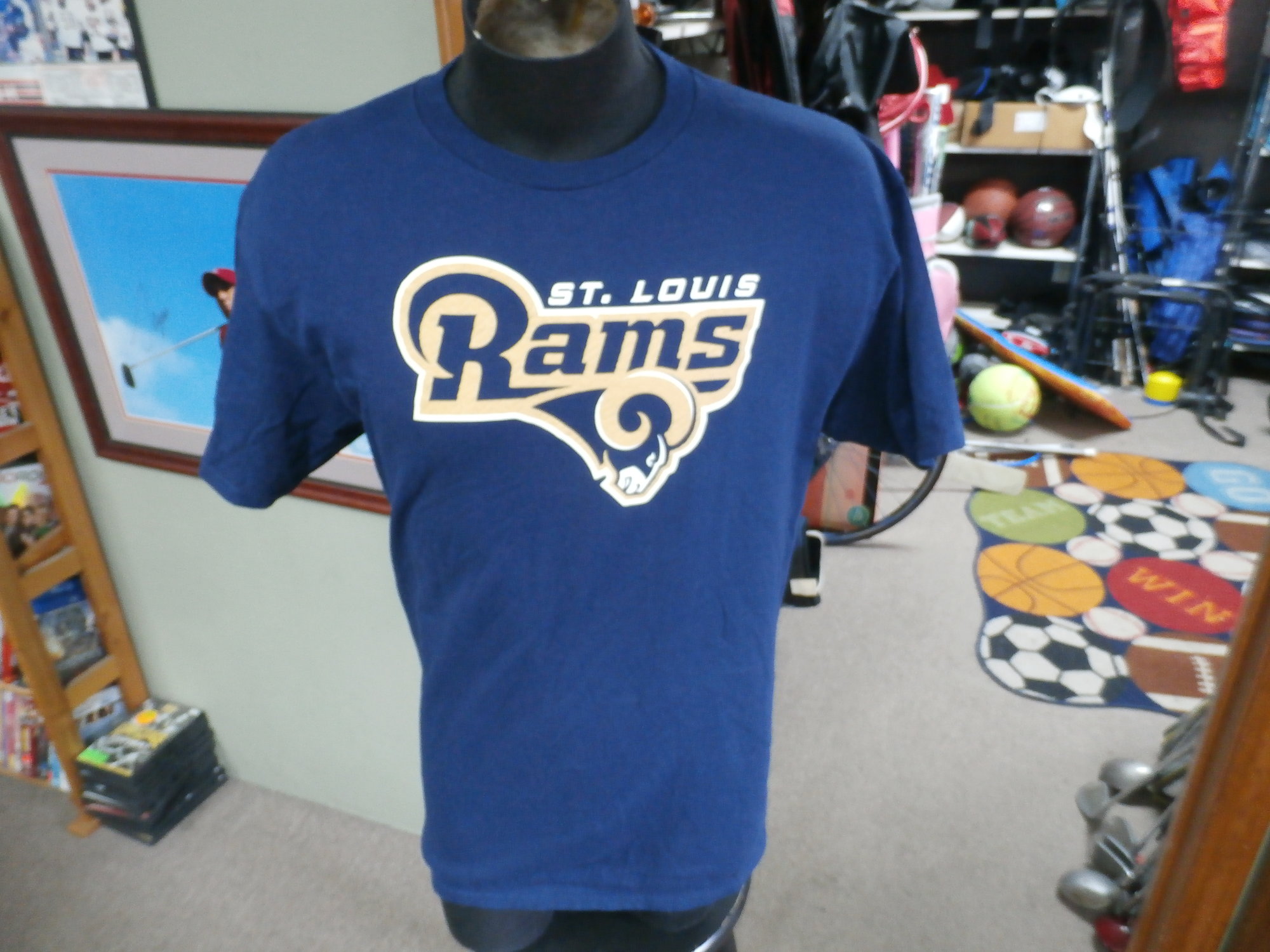 Classic St. Louis Rams Majestic Women's Draft Me Fashion T-Shirt