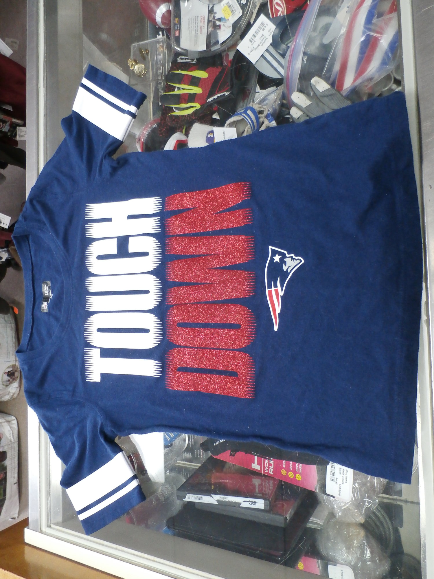 NE Patriots Shirt Kids  Recycled ActiveWear ~ FREE SHIPPING USA ONLY~