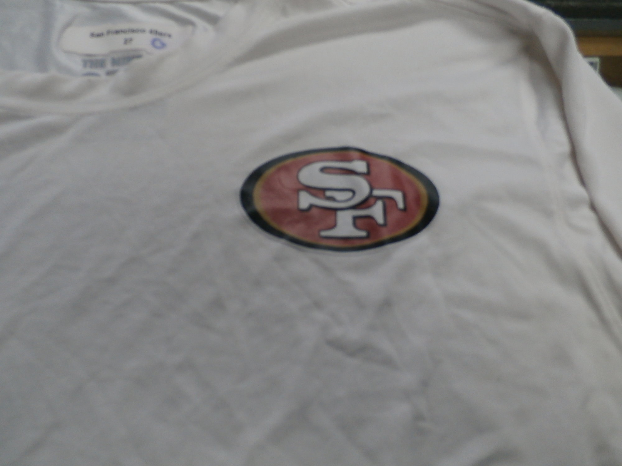 San Francisco 49ers 1 1/16in Jersey - Sterling Silver NF1728SS