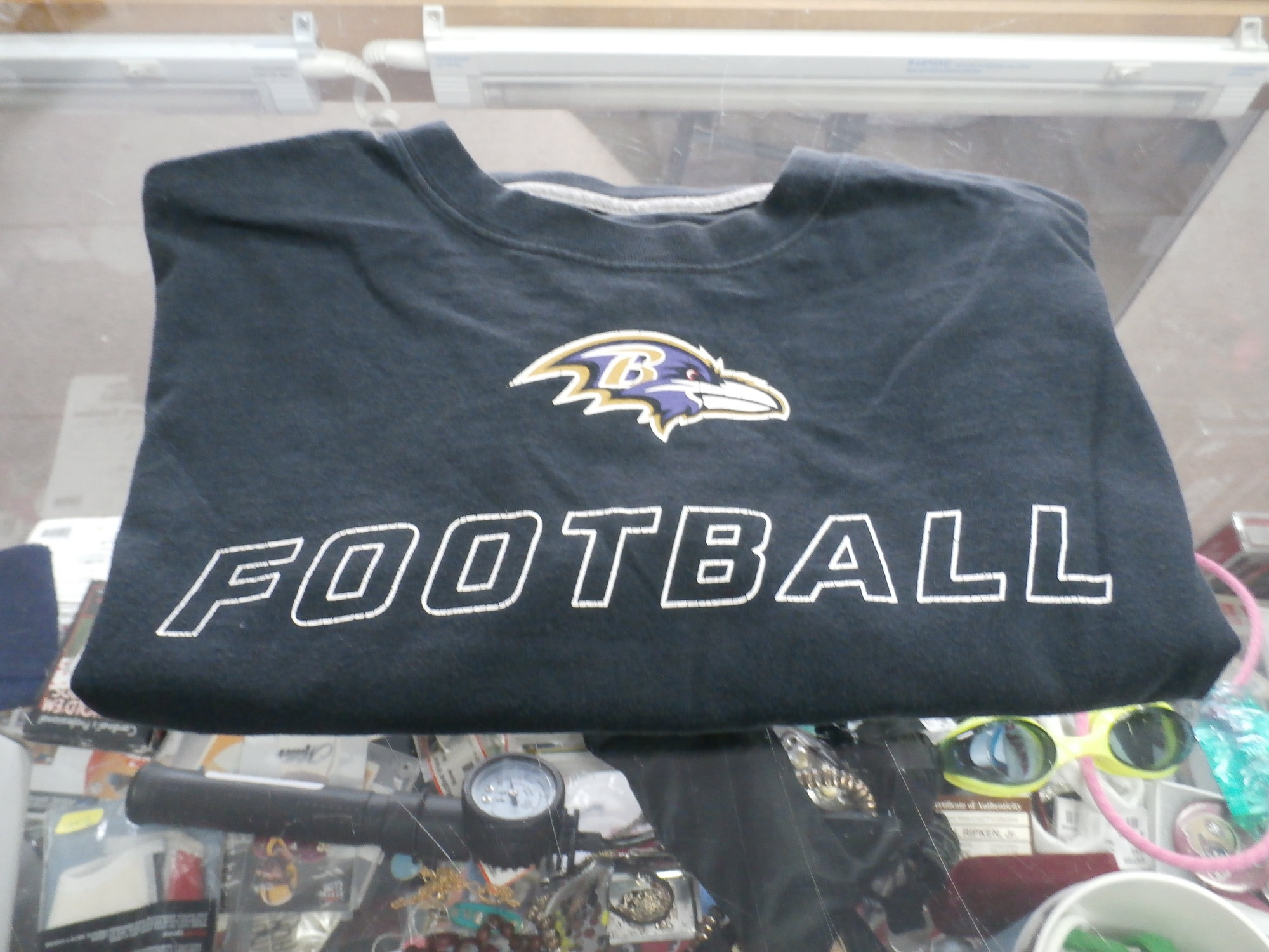 Men's Nike Black Baltimore Ravens Team Athletic T-Shirt