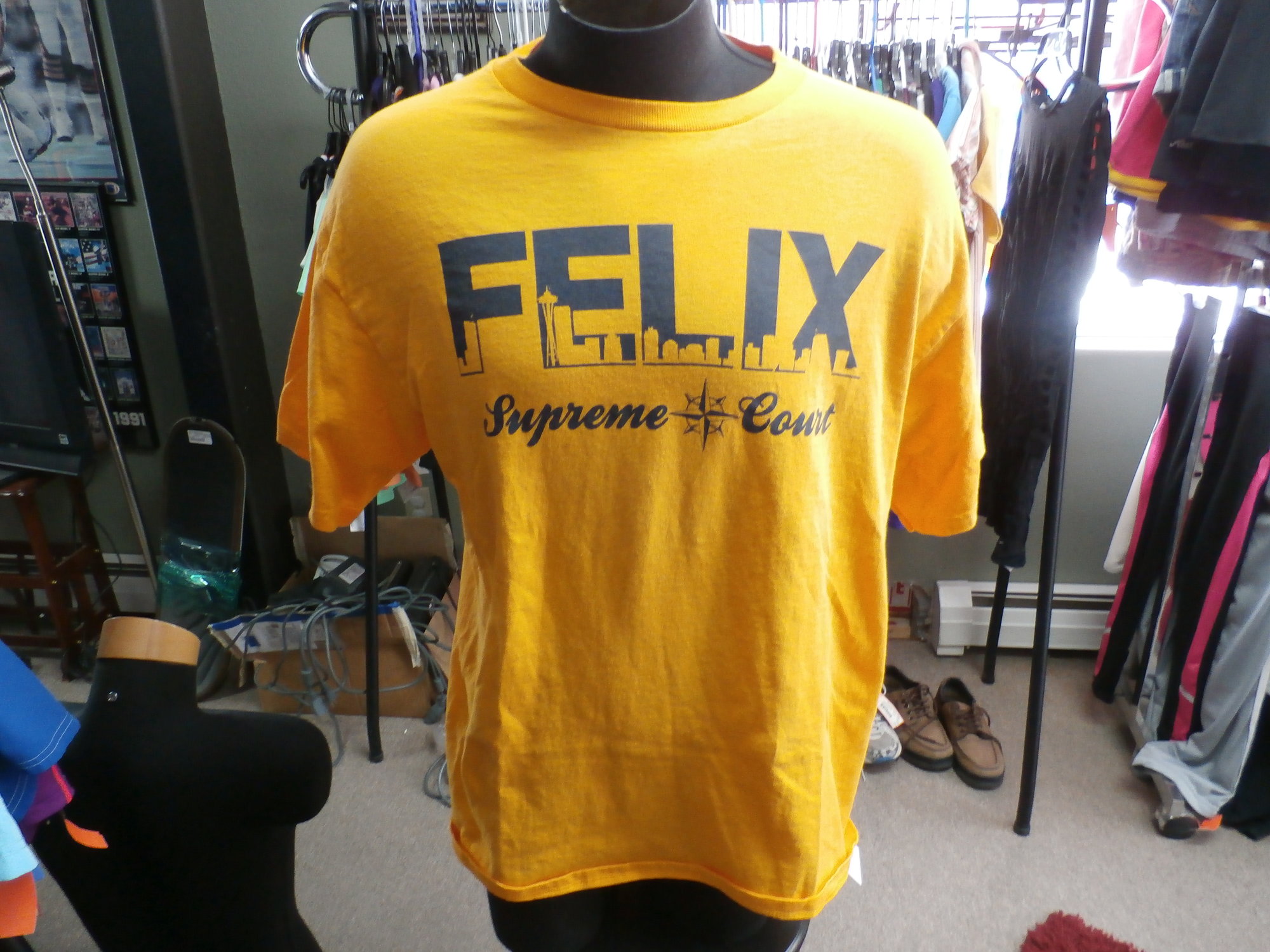 Felix Shirt Mariners  Recycled ActiveWear ~ FREE SHIPPING USA ONLY~