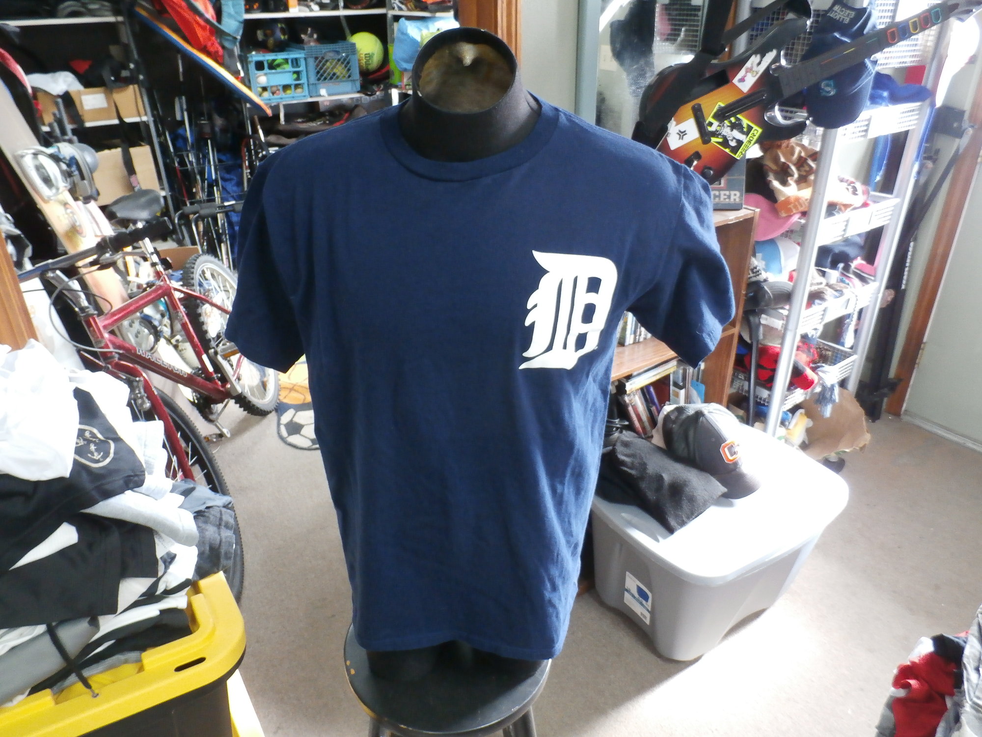 Detroit Tigers Shirt  Recycled ActiveWear ~ FREE SHIPPING USA ONLY~