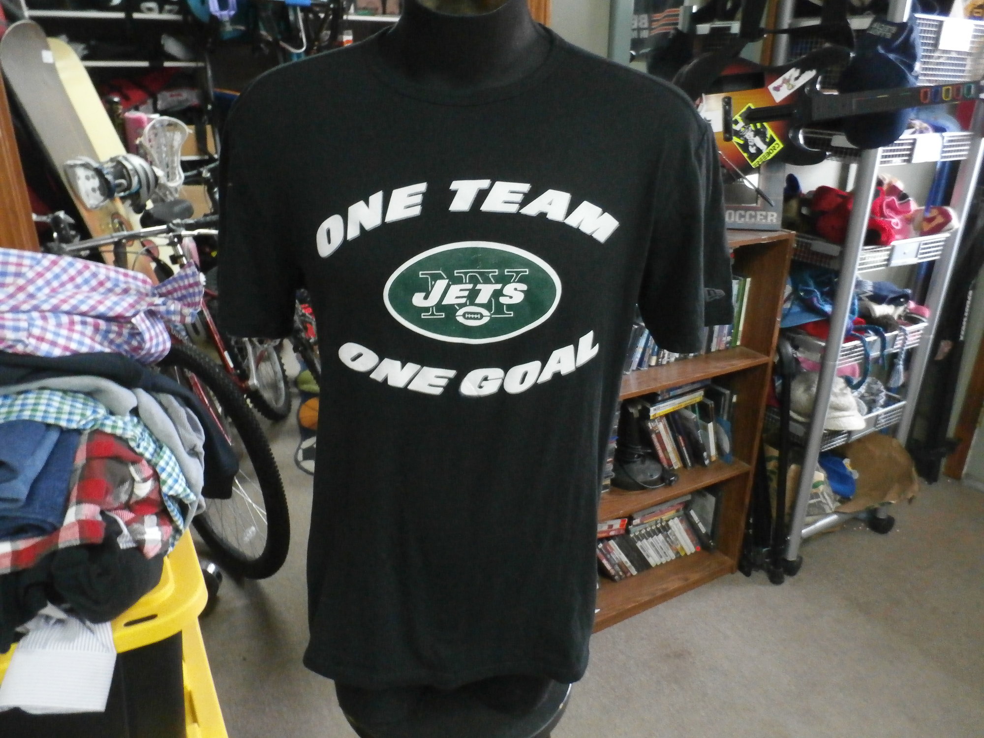 NY Jets Shirt  Recycled ActiveWear ~ FREE SHIPPING USA ONLY~