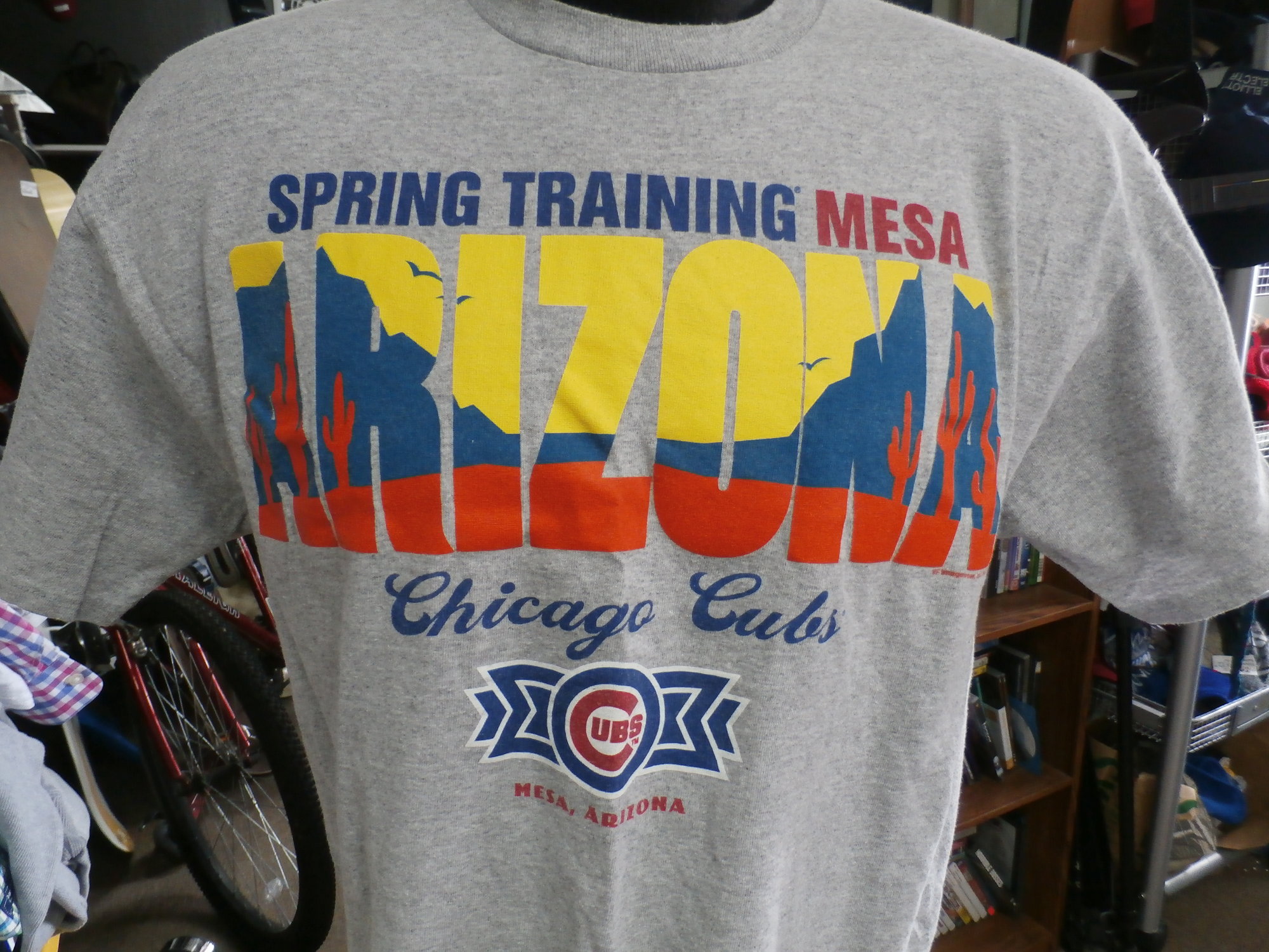 Majestic, Shirts, Chicago Cubs Baseball Spring Training Mesa Arizona Blue  Majestic Tshirt Large